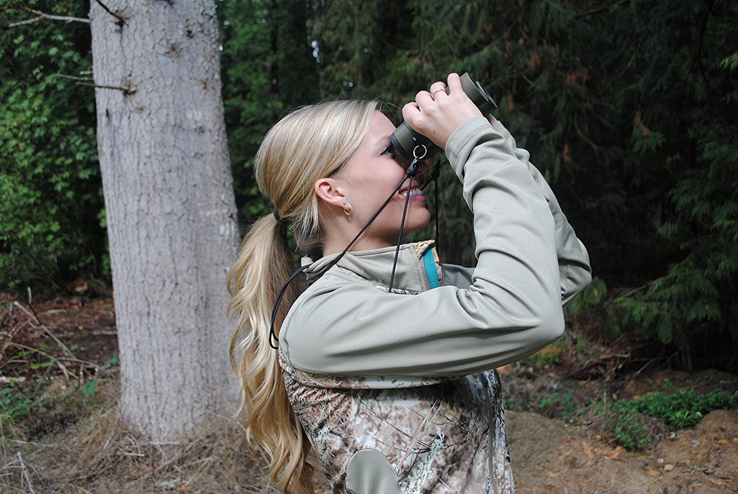 Rick Young Outdoors Ultra-Light Binocular Harness - Black