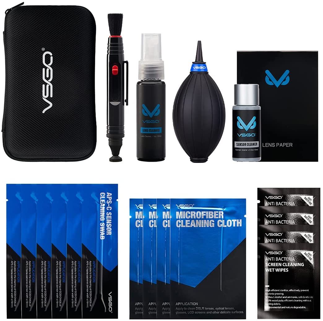 VSGO Portable Lens and Sensor Cleaning Kit