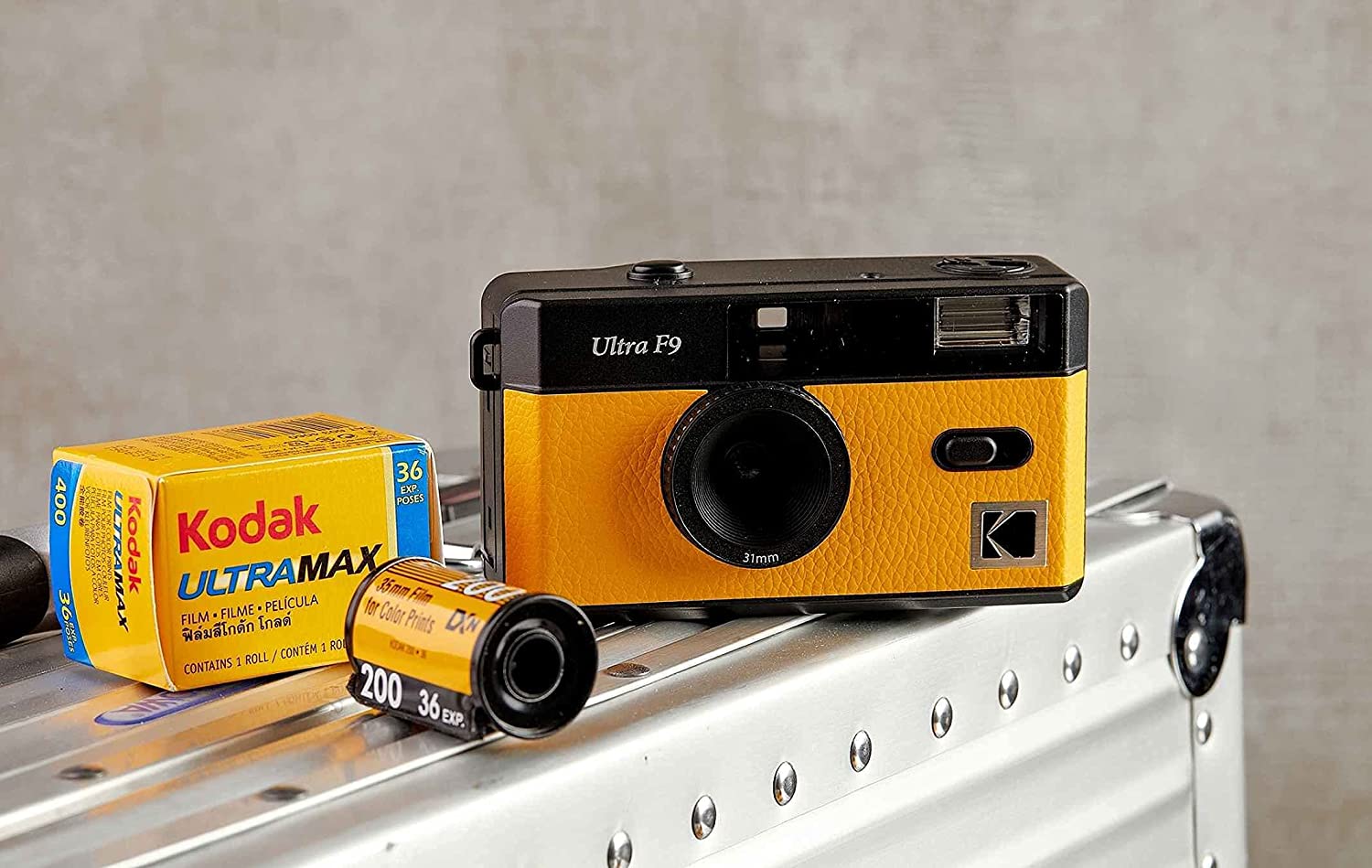 Kodak Ultra F9 35mm Film Camera Camera Yellow