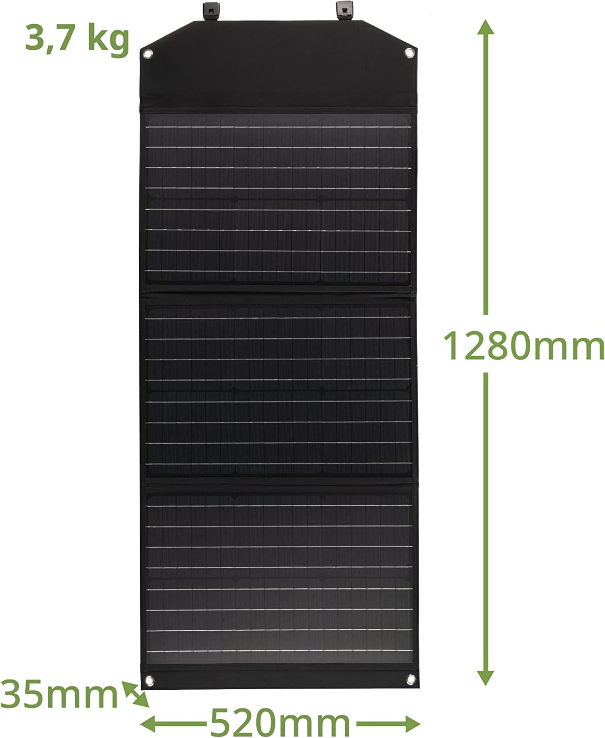 BRESSER Mobile Solar Charger 90 Watt with USB and DC output