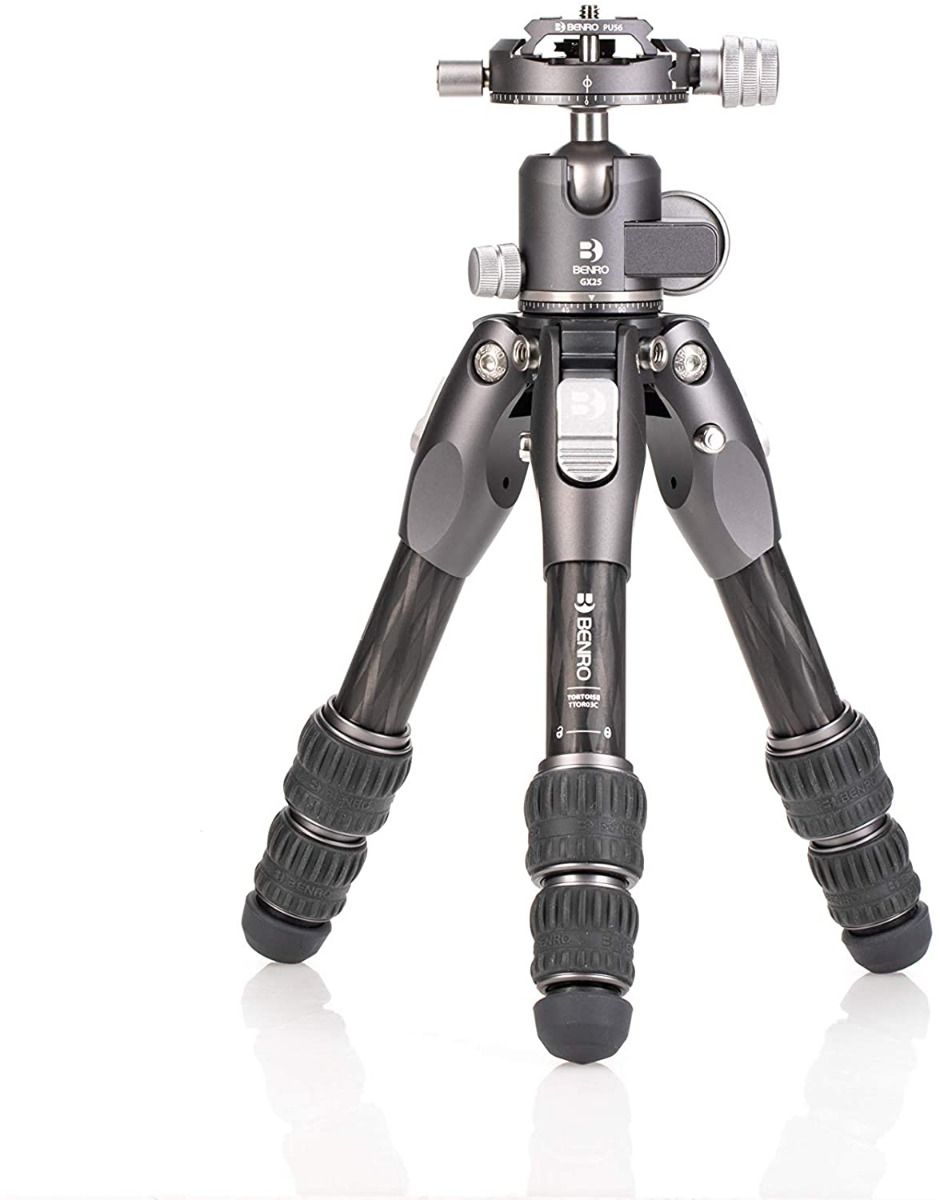 Product Image of Benro Tortoise 34CLV Carbon Fiber Tripod with S4PRO Video Head Kit