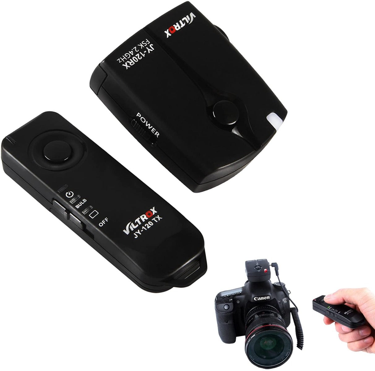 Product Image of Viltrox JY-120-C1 Wireless Remote Shutter Release - Canon