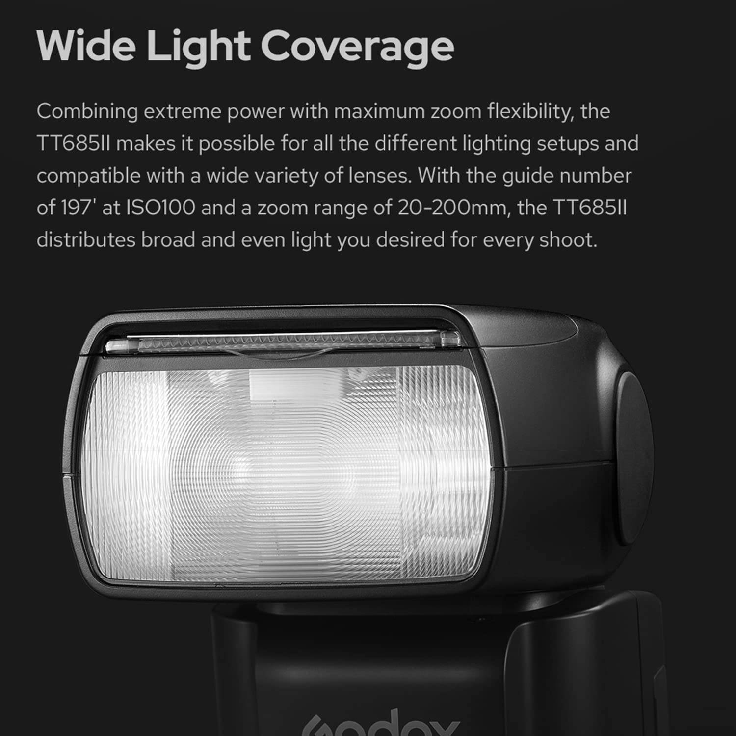Godox TT685II TTL Camera Flash 1/8000s HSS Flash Speedlight