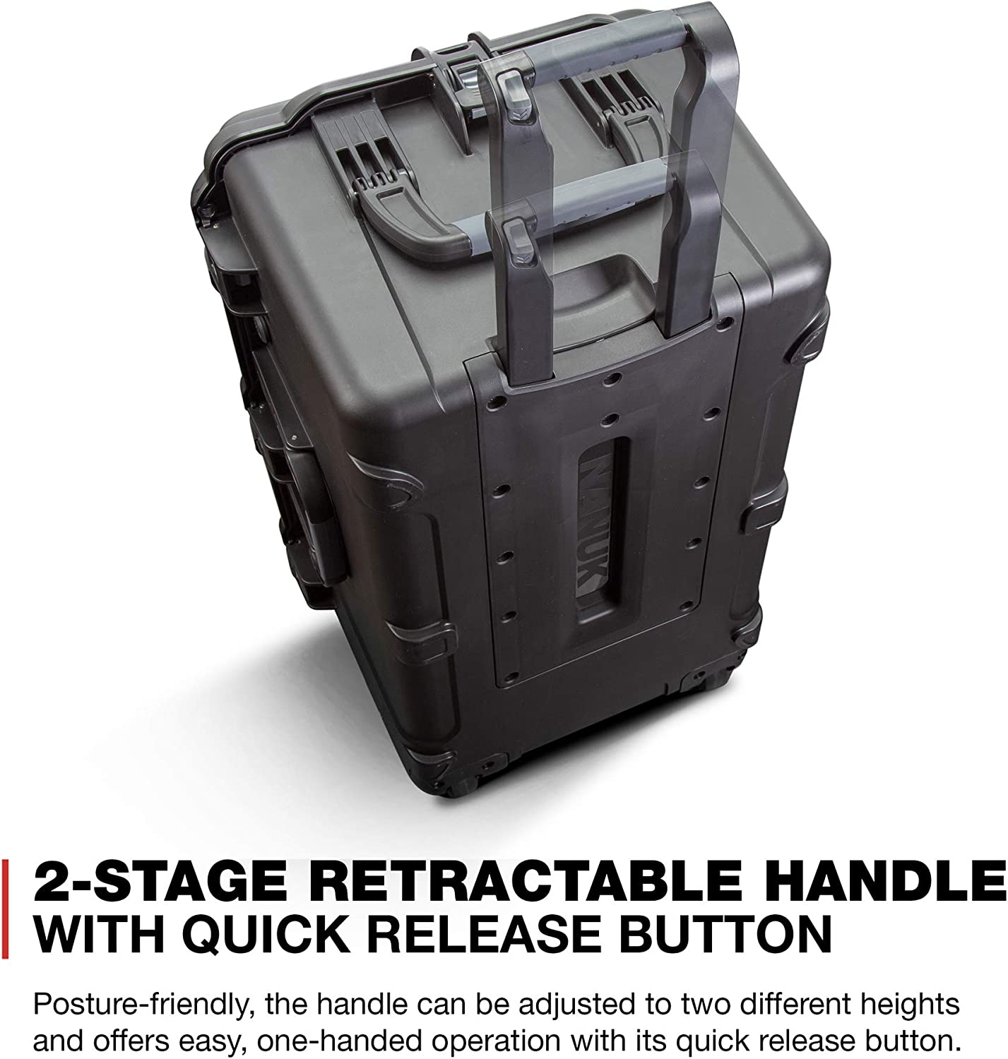 Nanuk 965 Waterproof Hard Case with Wheels and Foam Insert - Black