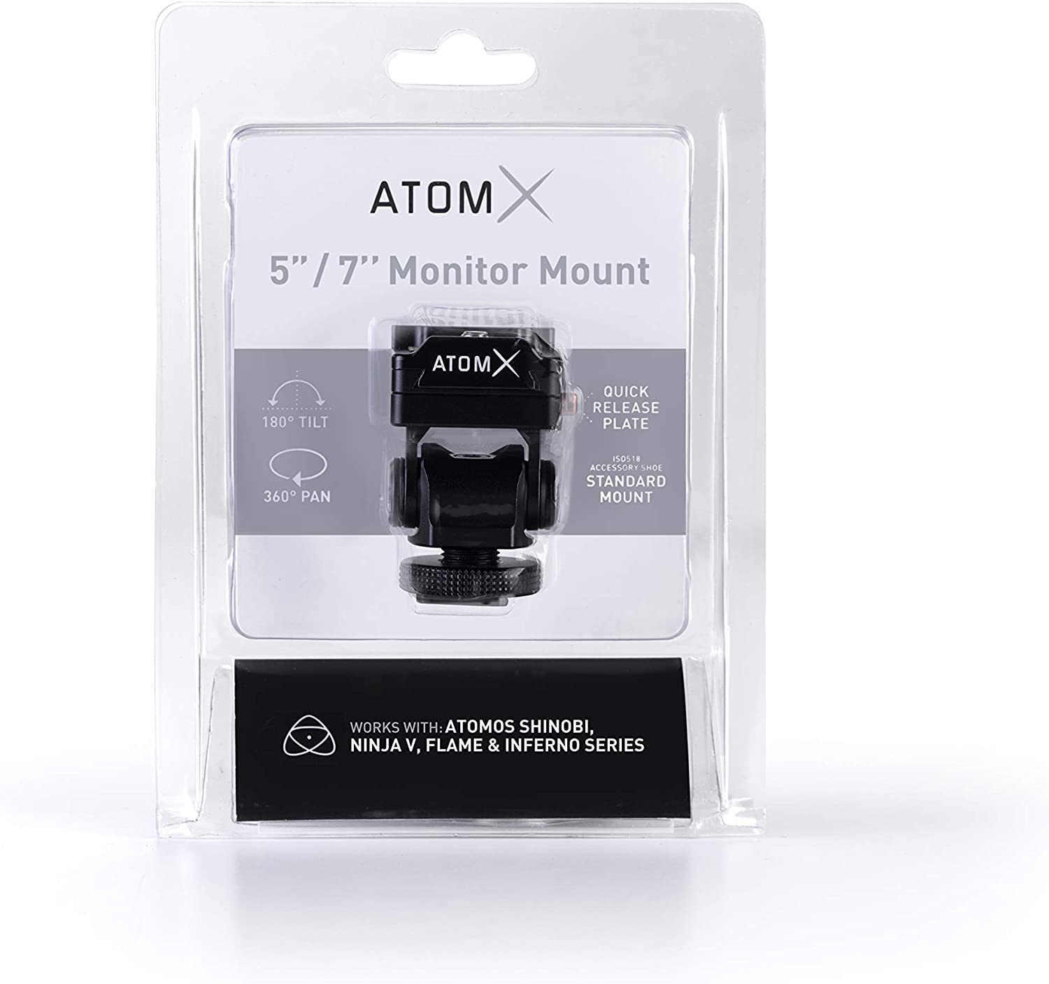Atomos AtomX 5 and 7" Monitor Mount