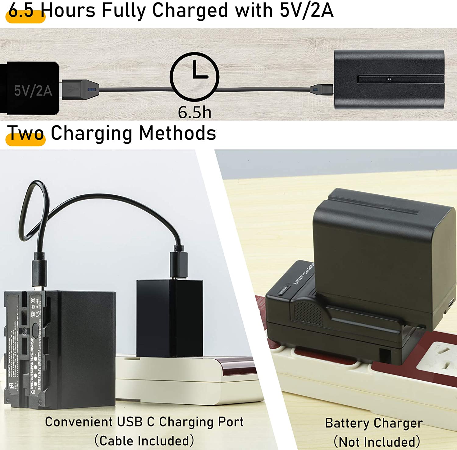 Weeylite NP-F970 Chargeable Li-Battery for Ninja 200, Ninja 300