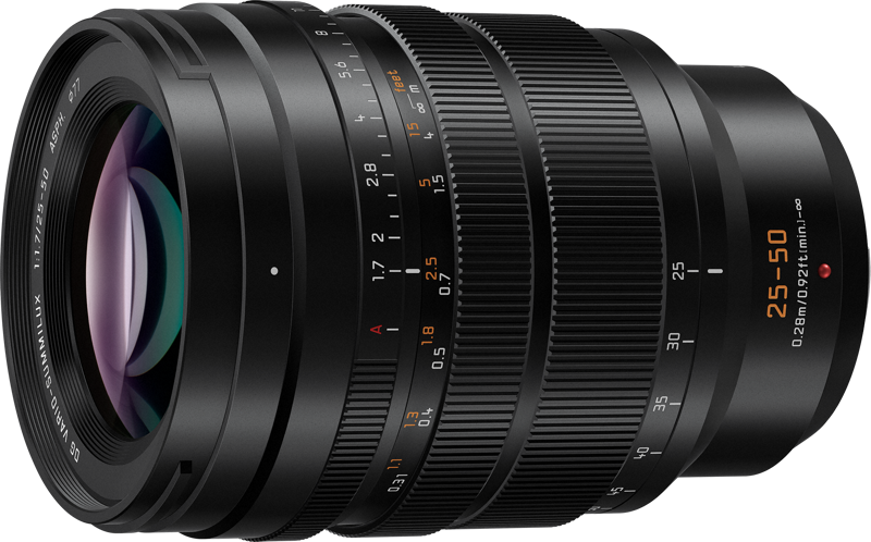 Panasonic 25-50mm f1.7 Leica DG Vario-Summilux ASPH. Lens