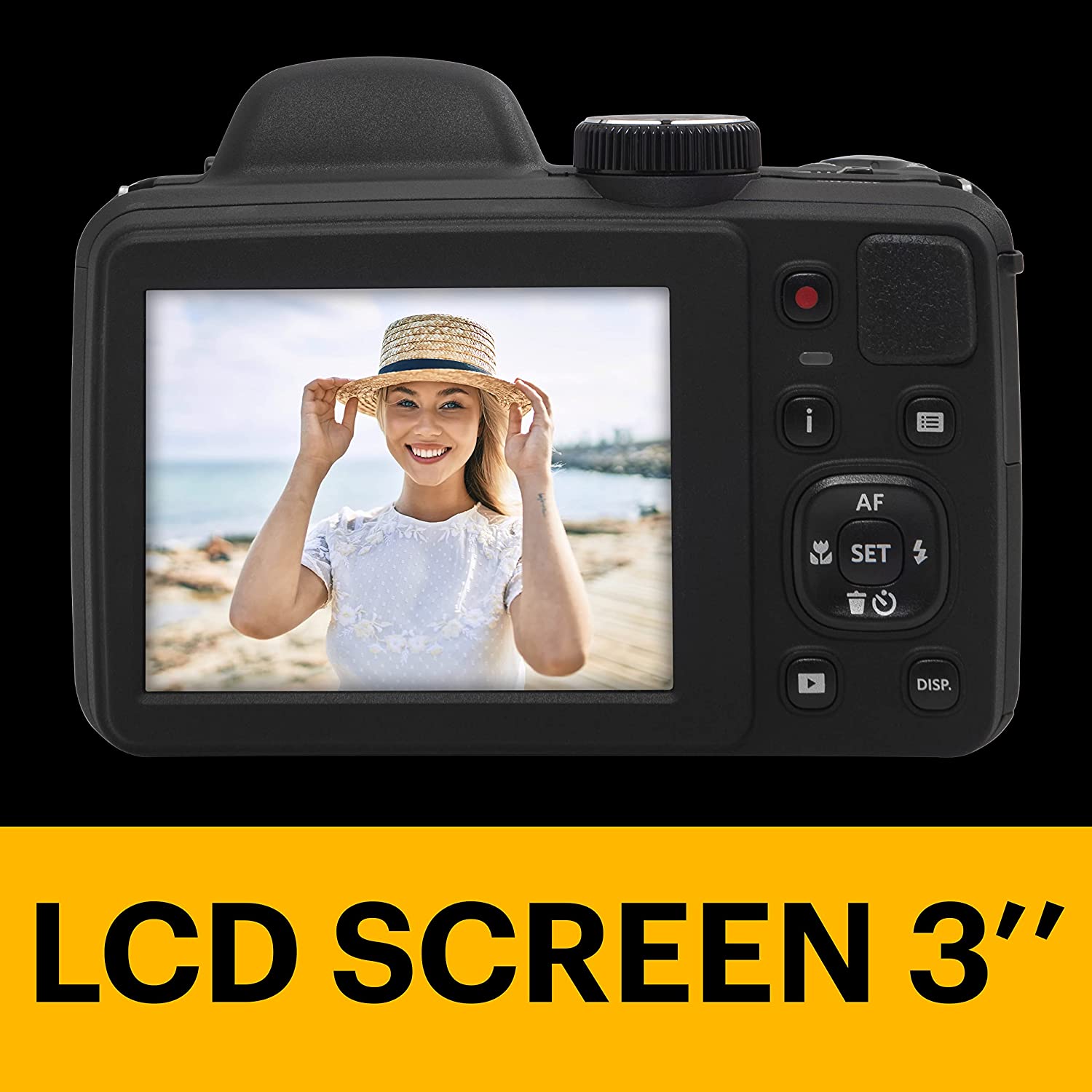 Kodak Pixpro AZ405 Digital Bridge Camera (black)