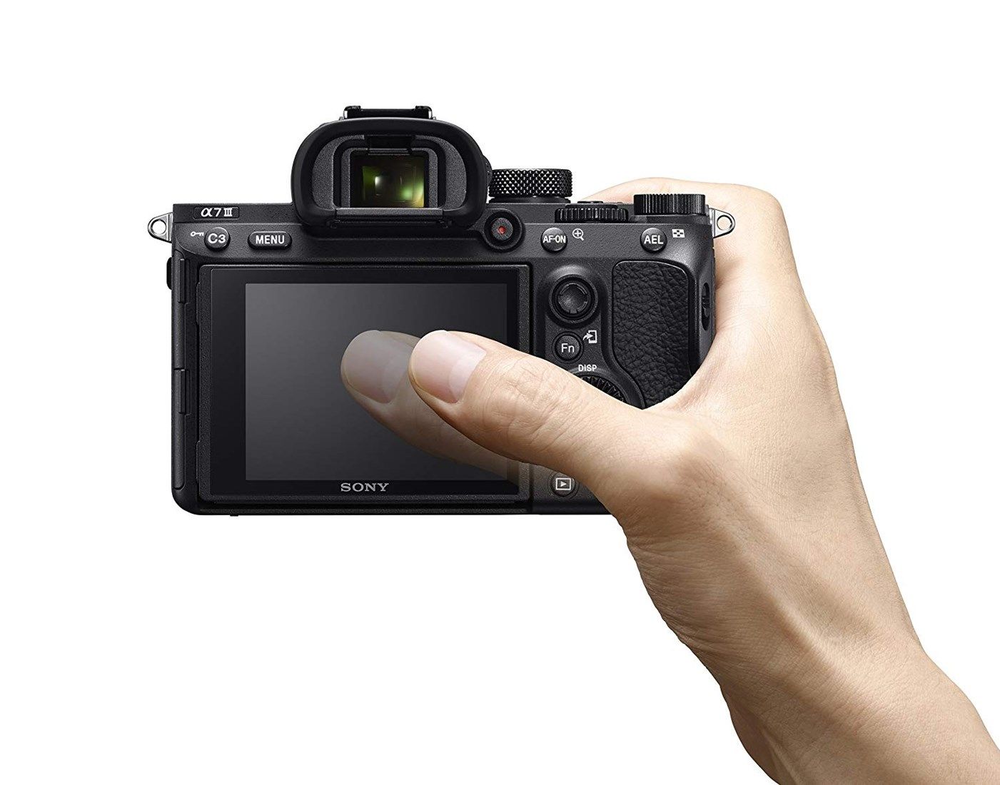 Sony Alpha a7 III Mirrorless Camera - Body only - Product Photo 4 - Touch screen example