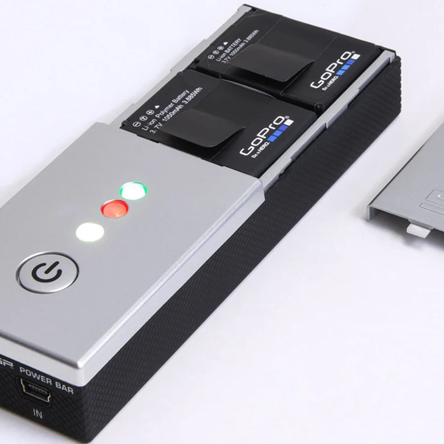 SP Powerbar Duo – Mobile Charging Station for HERO3 / HERO3+ Batteries & USB Devices