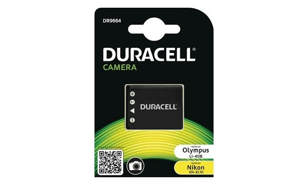 Product Image of Duracell Li-ion Rechargeable Camera Battery for Olympus Li-40B, 42B, Nikon EN-EL10, fuji NP-45