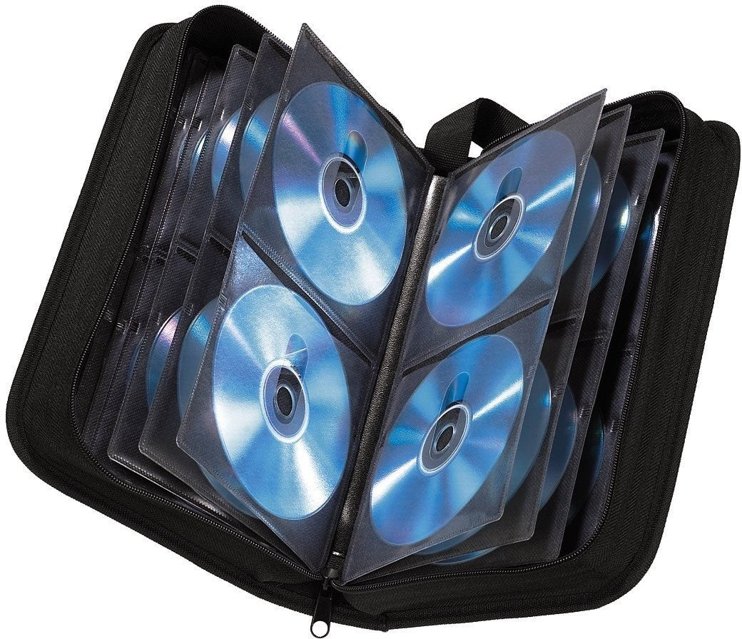 Product Image of Hama CD wallet for storing 120 CDs DVDs Blu-rays - Black