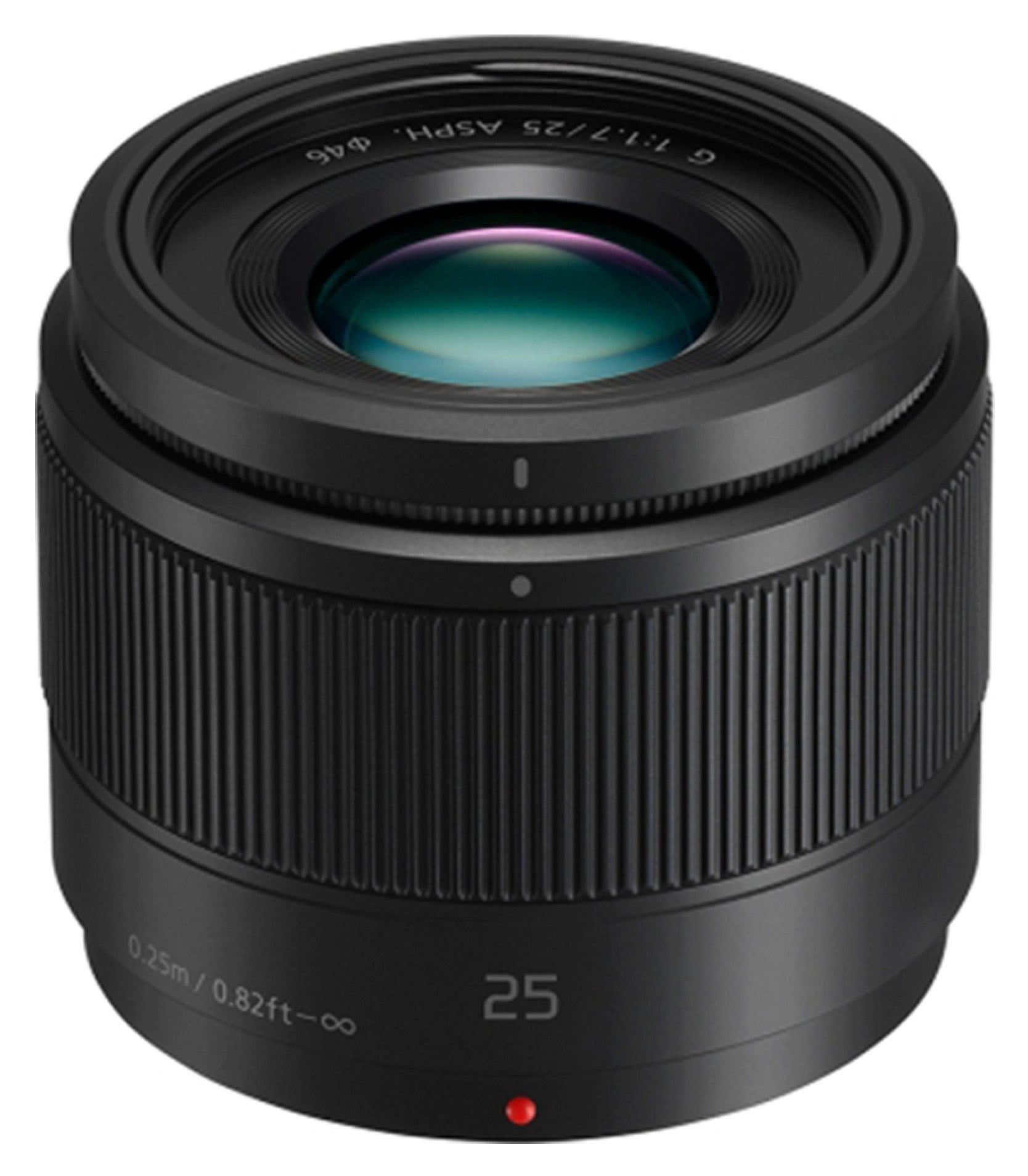 Product Image of Panasonic 25mm f1.7 Lumix G ASPH lens, black in plain box