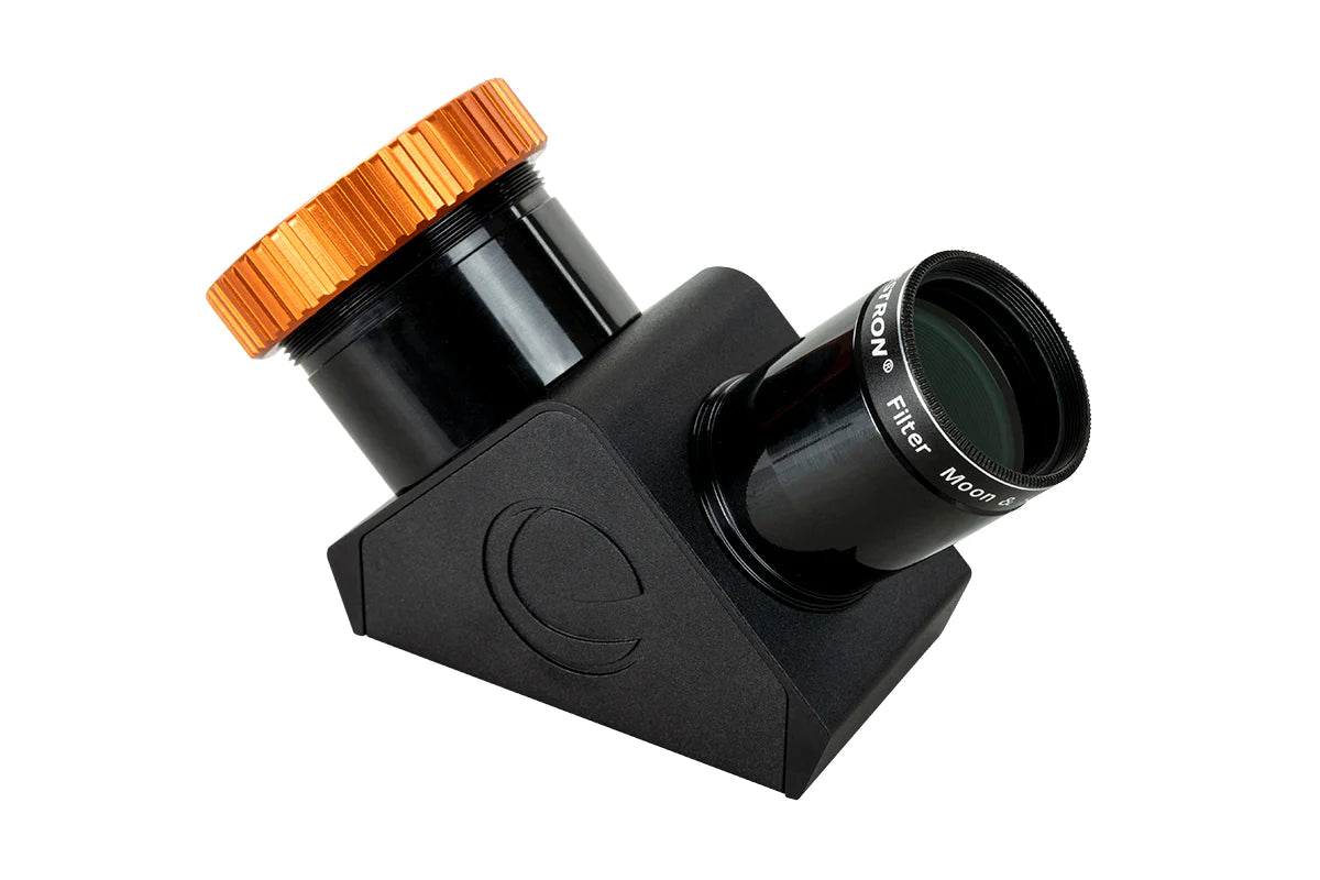 Celestron 93571 Dielectric Star Diagonal 1.25" with Twist Lock Black/Orange