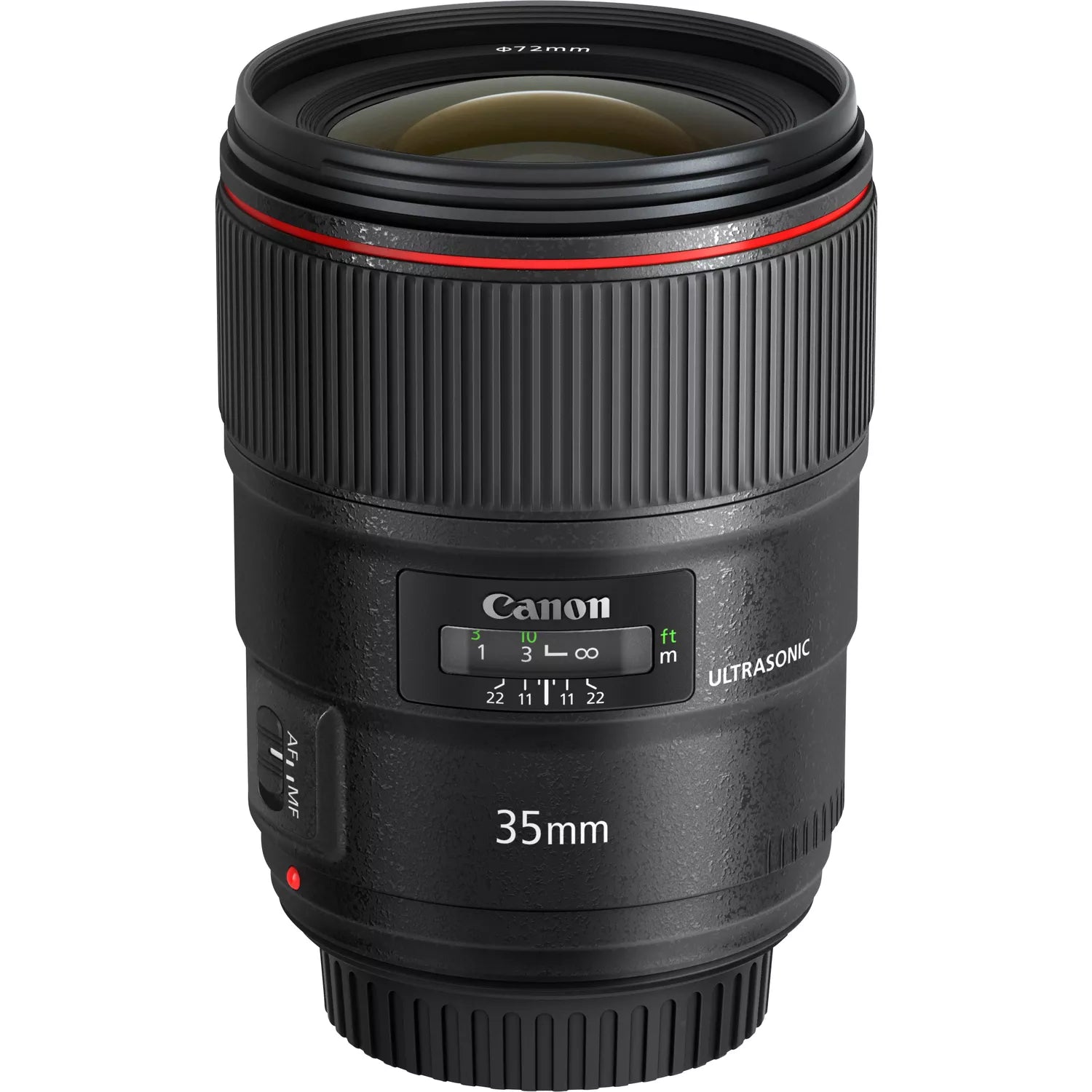 Canon EF 35mm f1.4L II USM Wide Angle Lens - Product Photo 5 - Top Down View