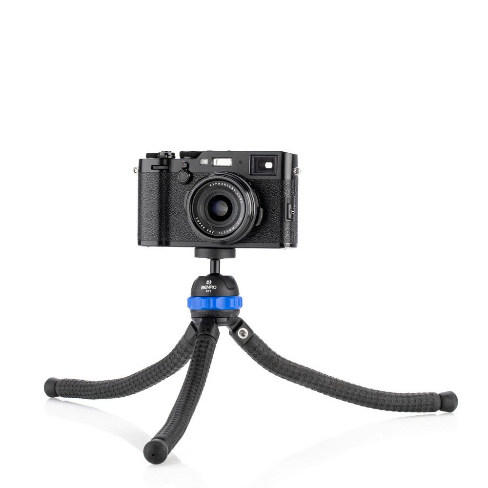 Product Image of Benro KH26P Video Tripod with Head, 5kg Payload, Continuous Pan Drag, Anti-Rotation Camera Plate