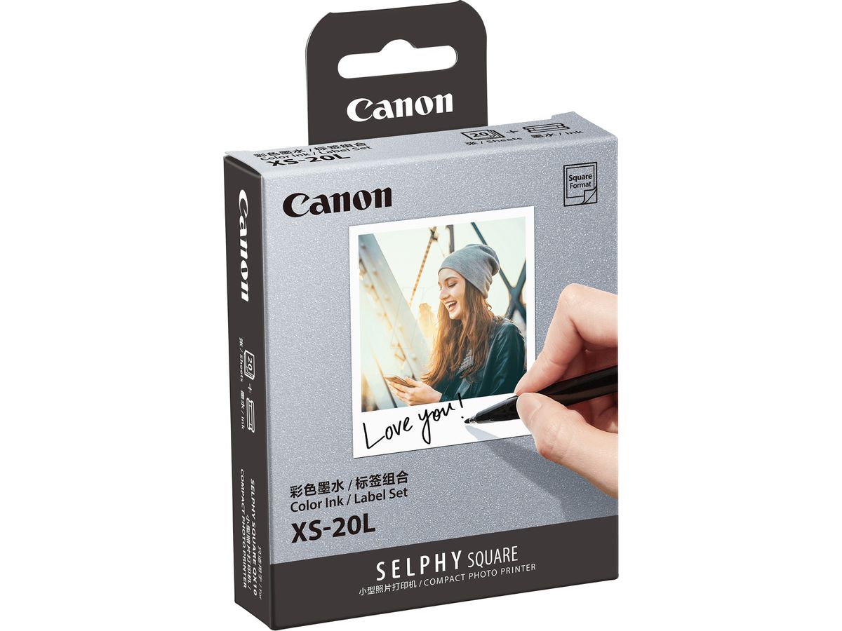 Canon XS-20L 72x85mm Photo Paper & Ink Set for Selphy Printers