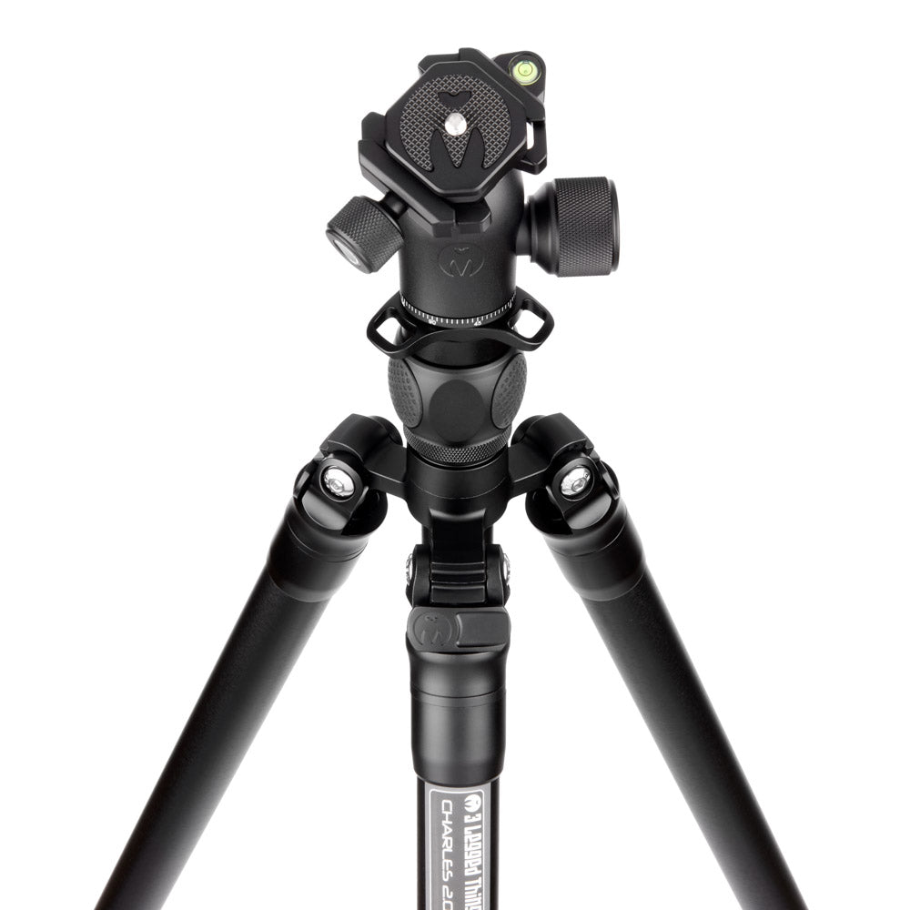 Product Image of 3 Legged Thing PRO CHARLES 2.0 Tripod Kit Black/Black, Airhed Pro Twist Lock QR Ballhead Black/Black