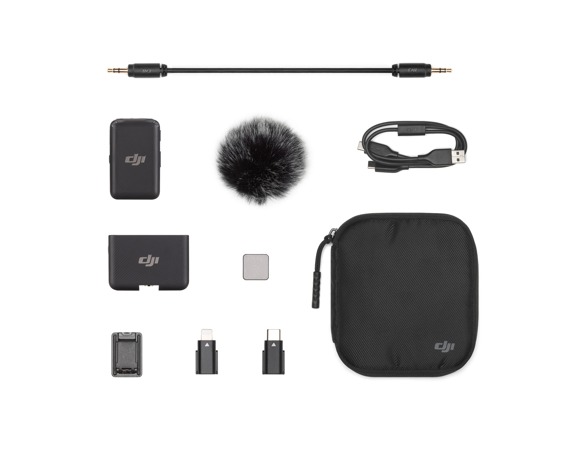Product Image of DJI Mic Wireless Microphone Kit - (1Tx + 1Rx) Includes 1 Transmitters, 1 Receiver and Charging Case