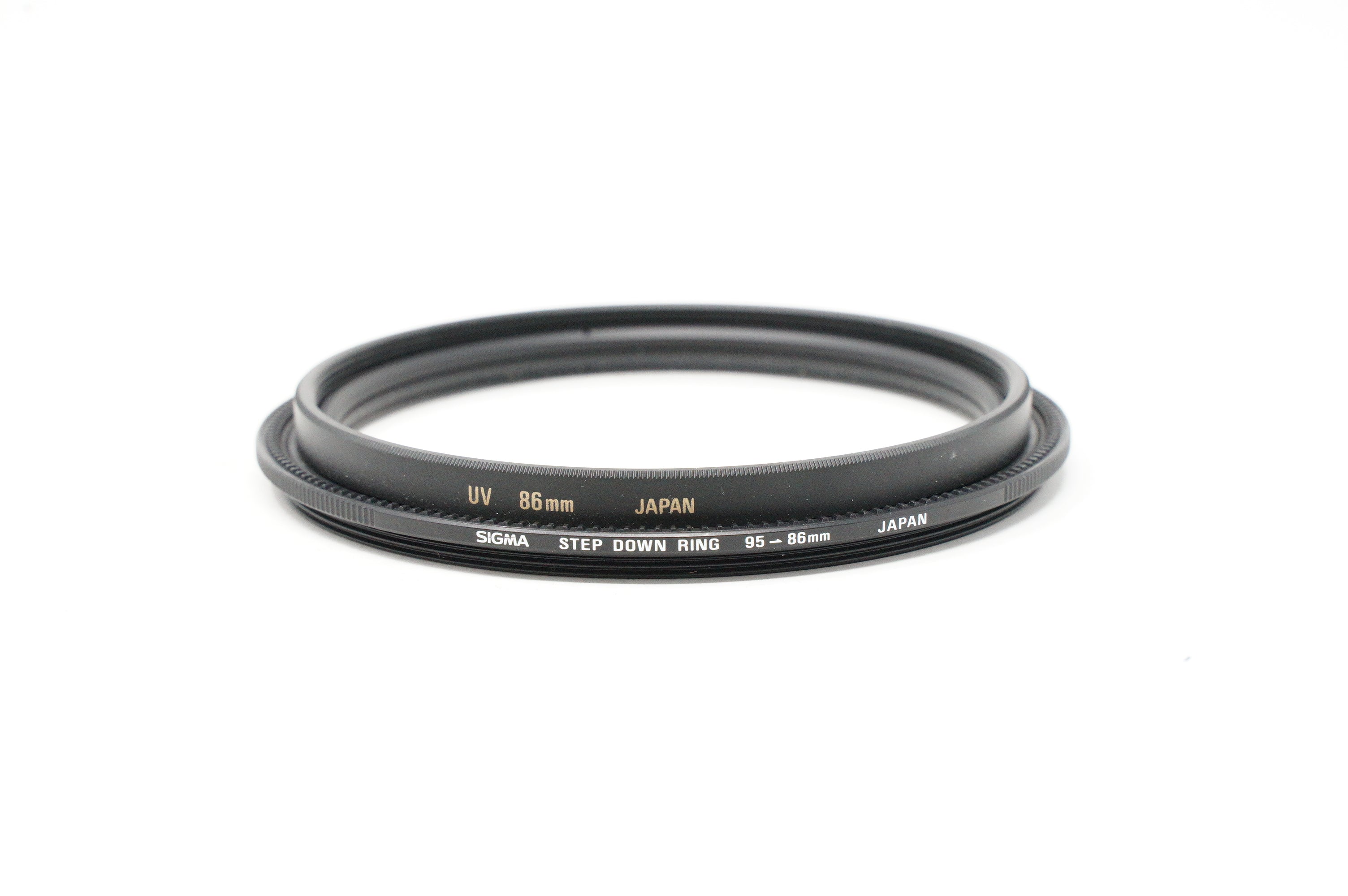 Used Sigma 86mm DG UV filter with 95-86mm step down ring (Boxed SH37521)