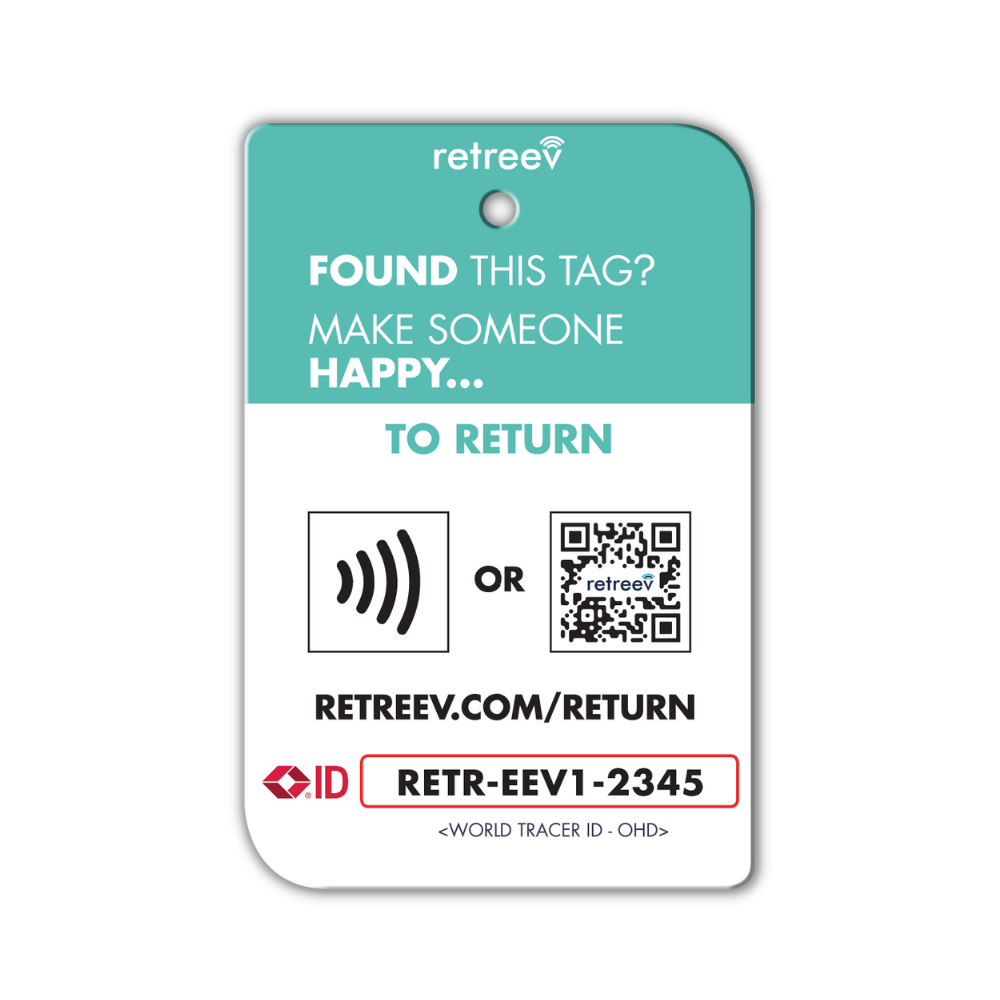 Retreev SMART Tag - Eat sleep fly repeat