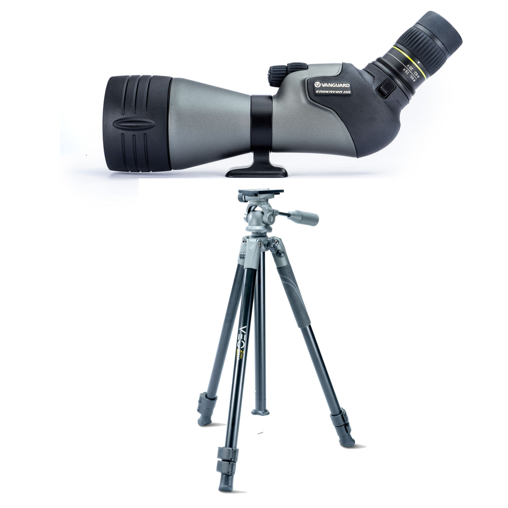 Vanguard Endeavor HD 82A Angled Spotting Scope with 20-60x Zoom Eyepiece