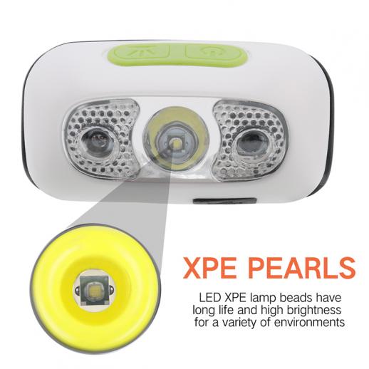 K&F Rechargeable Waterproof Head Torch