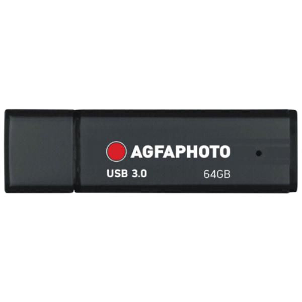 AgfaPhoto 64gb USB 3.0 Flash Drive - Black