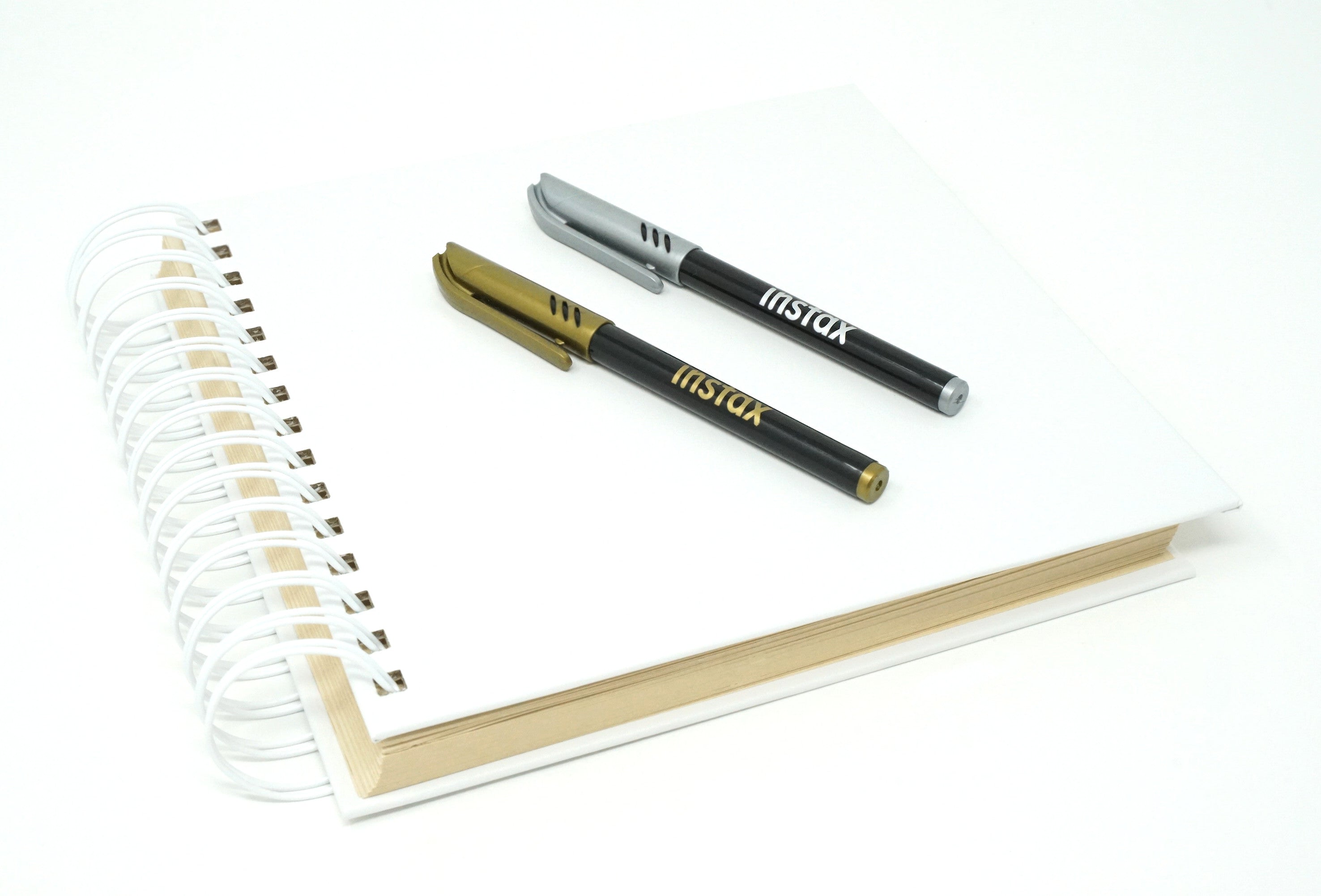 Fujifilm Instax Ring Binder Scrapbook and Pens