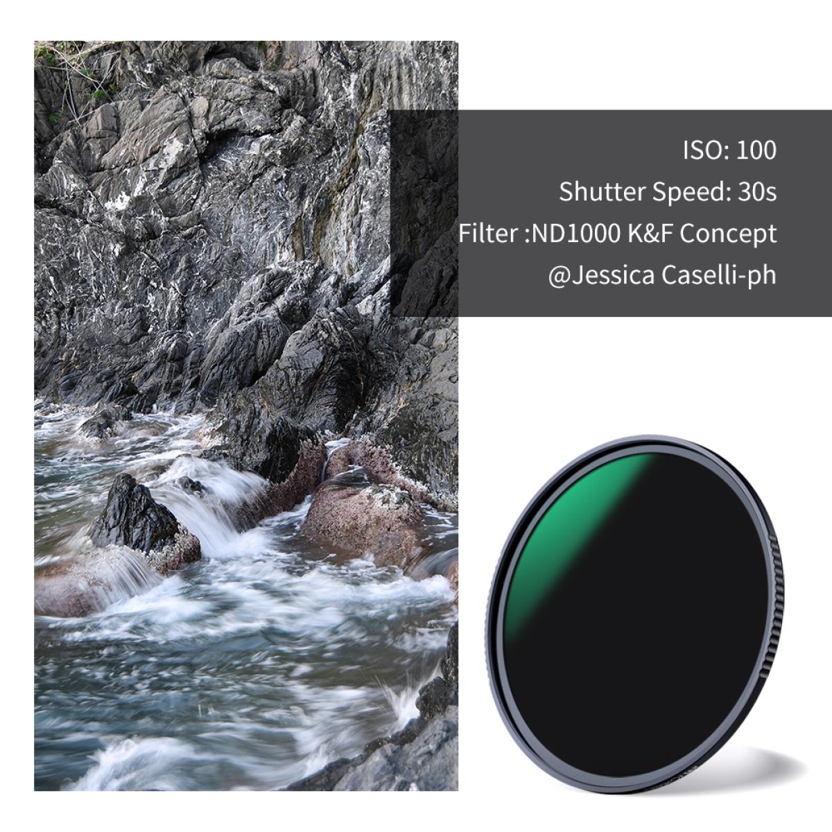 K&F Concept ND Filter Nano X ND1000 10 Stops