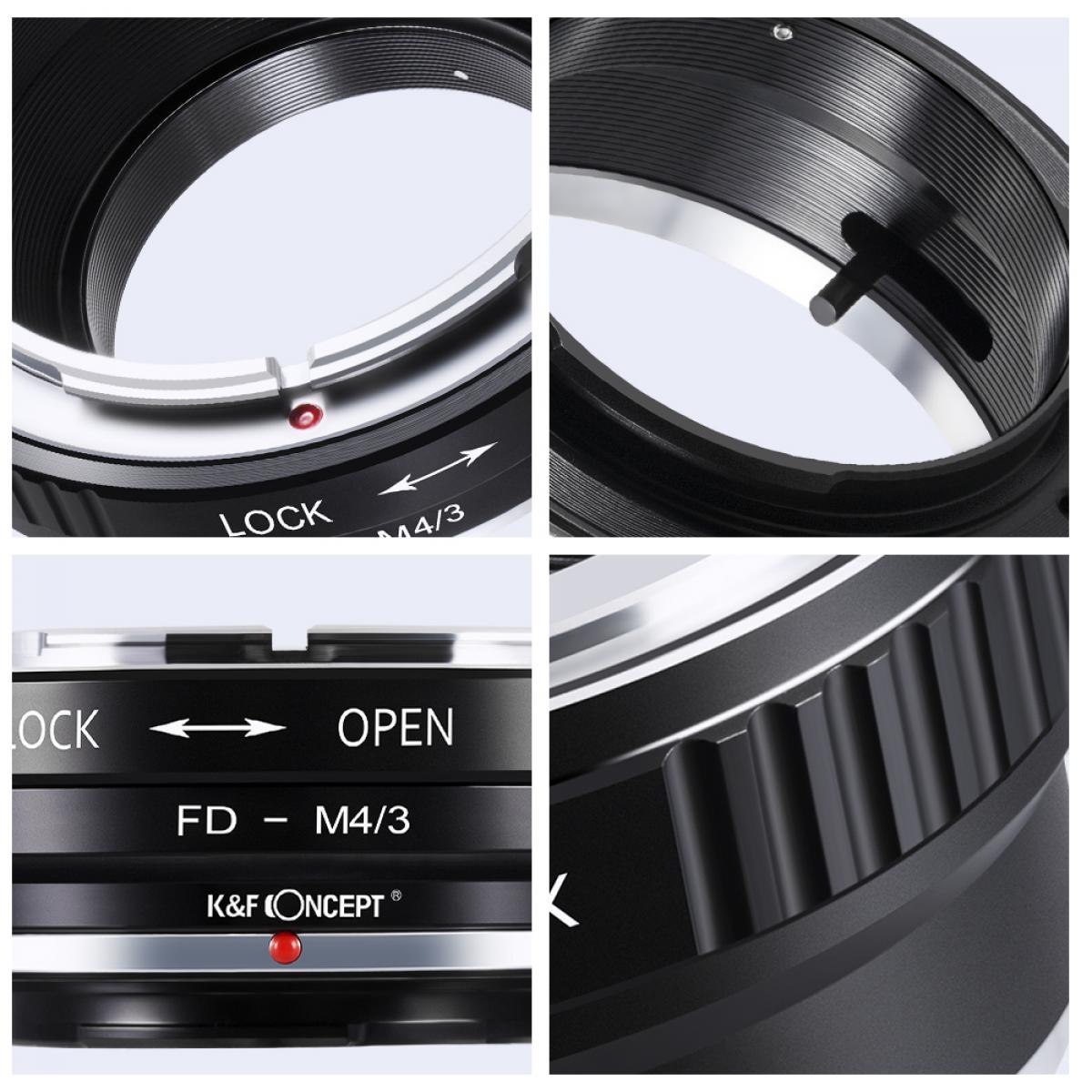 K&F Concept Canon FD Lenses to M43/MFT Lens Mount Adapter