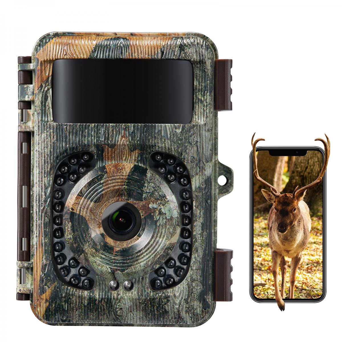 Product Image of K&F Concept 4K trail wildlife waterproof camera with 32MP photos, 4K Video, WiFi & Bluetooth