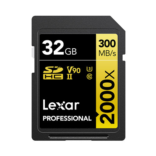 Product Image of Lexar SDHC Professional UHS-II 2000x V90 32GB Memory card