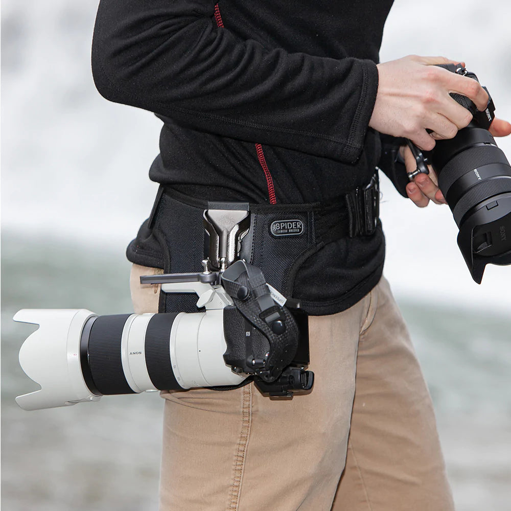 SpiderPro Belt Systems v2, Black, Dual Mirrorless SPD255