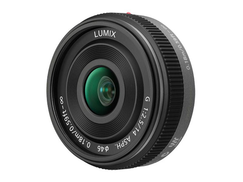 Panasonic 14mm f2.5 LUMIX G II Lens Black - Micro Four Thirds Fit