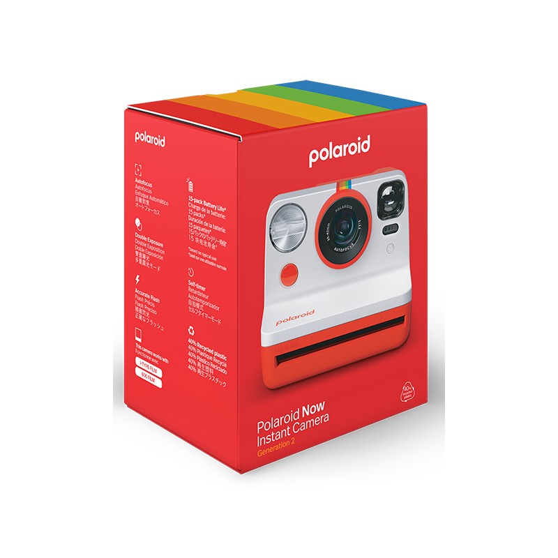 Polaroid Now Generation 2 i-Type Instant Camera - Red