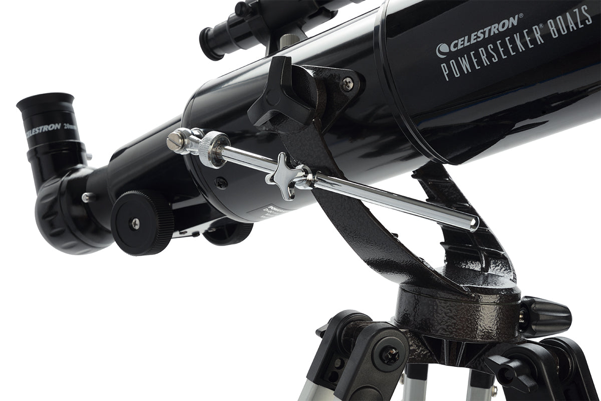 Celestron PowerSeeker 80AZS Telescope - Black