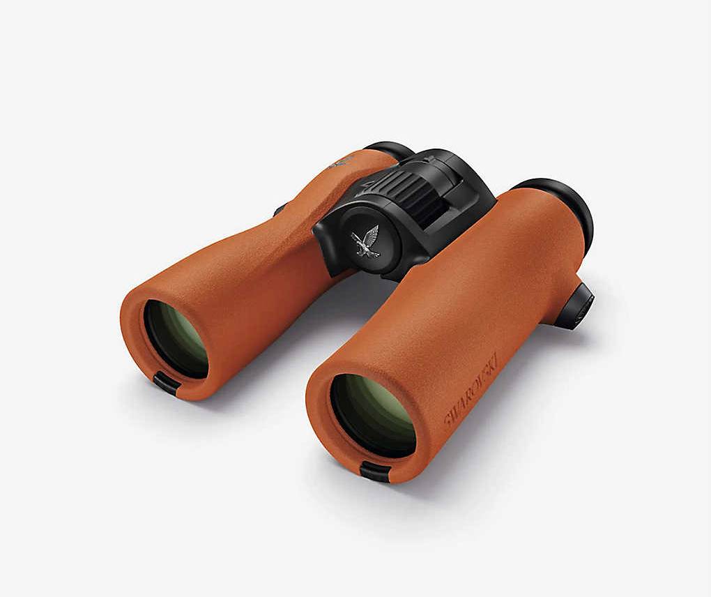 Swarovski NL Pure 8x32 Waterproof Binoculars - Burnt Orange - Product Photo 2 - Close up of the front