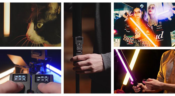 Sirui Duken T60 RGB LED Telesopic Tube light