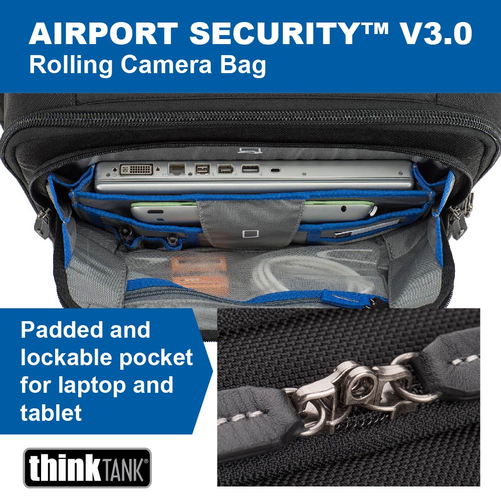 CLEARANCE Think Tank Photo Airport Security V3.0 Carry On Camera Bag - Black