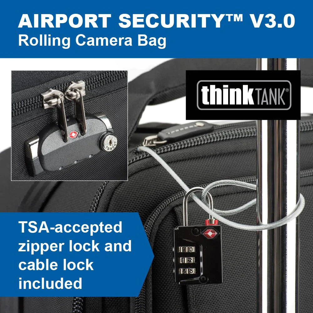 CLEARANCE Think Tank Photo Airport Security V3.0 Carry On Camera Bag - Black