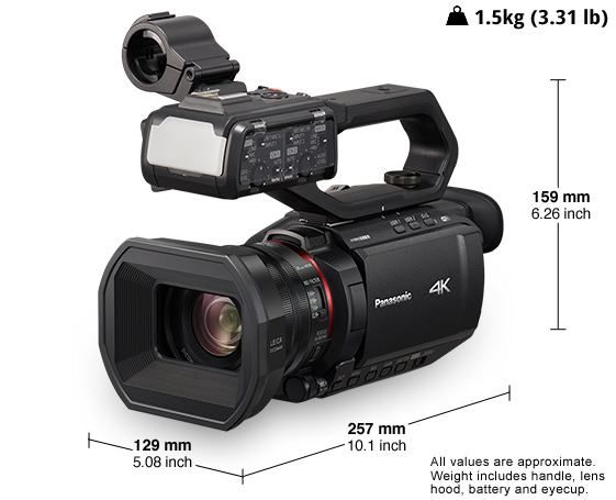 Panasonic Lumix HC-X2000E 4K Professional Video Camera