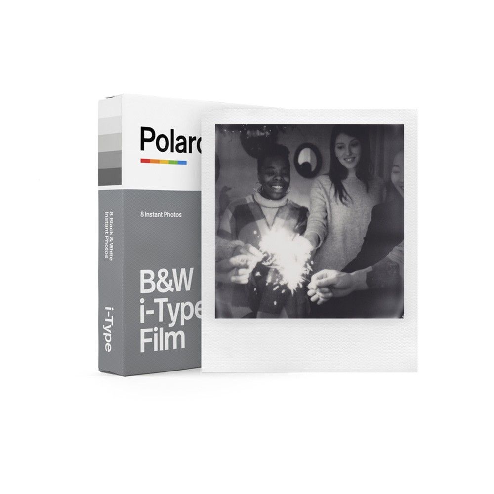 Polaroid I-TYPE B&W Black and White Instant Film - 8 per pack