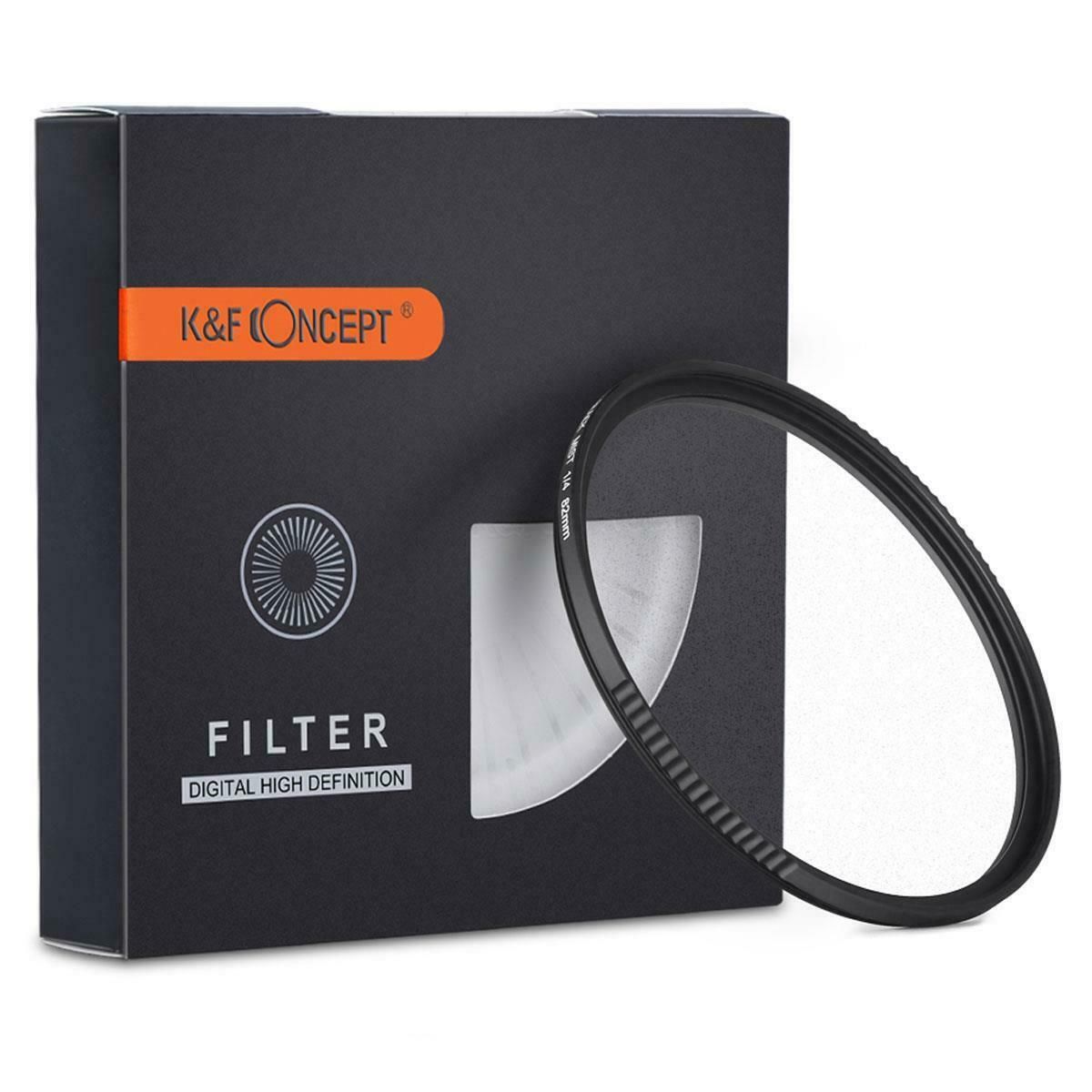 Filtre Black Mist 1/8 K&F Concept 95mm - Effet Diffusion Pour Photo Et Vidéo