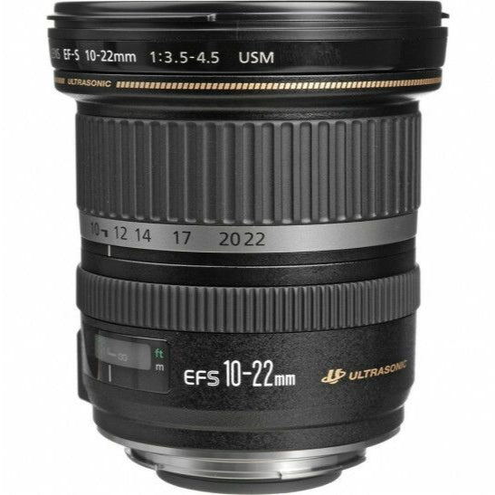 Canon EF-S 10-22mm USM F3.5-4.5 USM Ultra-Wide-Angle Lens - Product Photo 2 - Side View