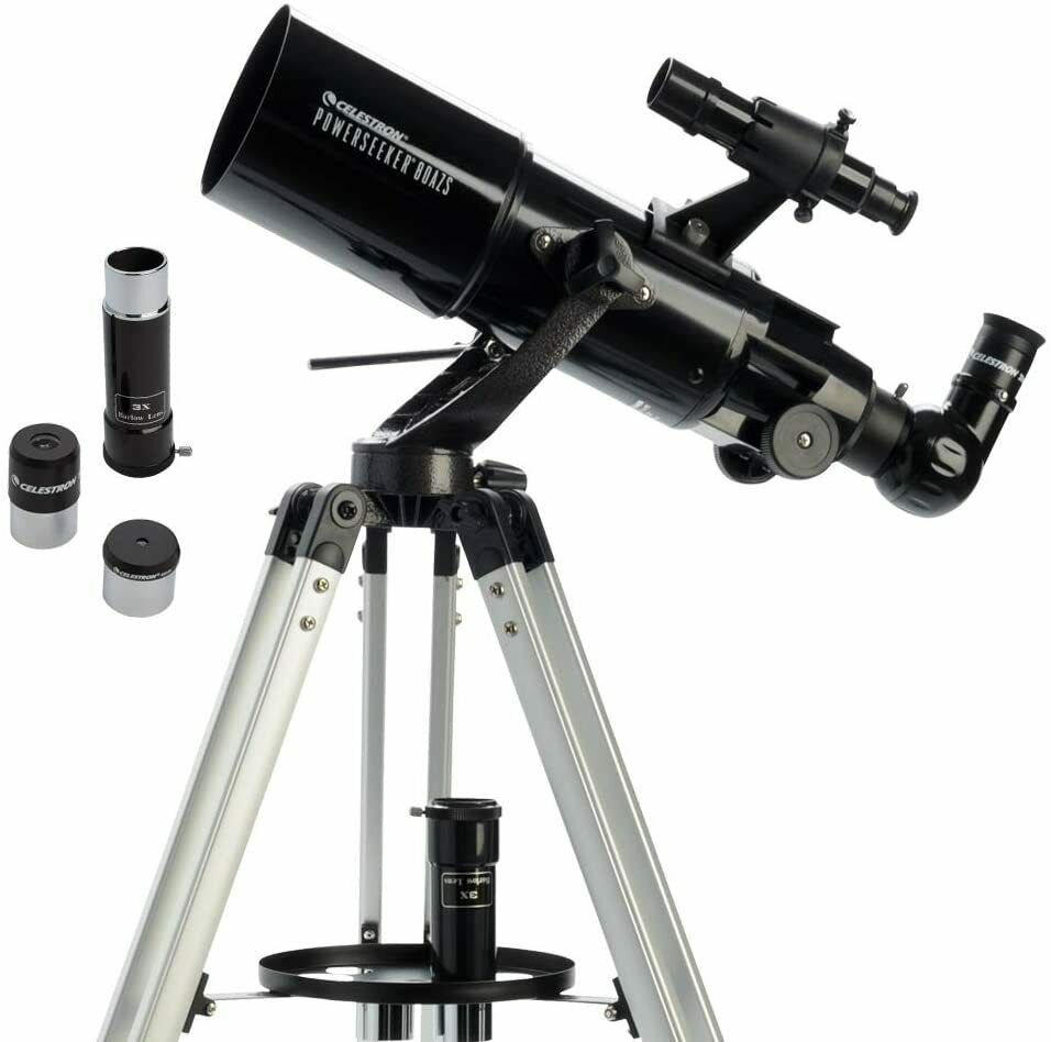 Product Image of Celestron PowerSeeker 80AZS Telescope - Black