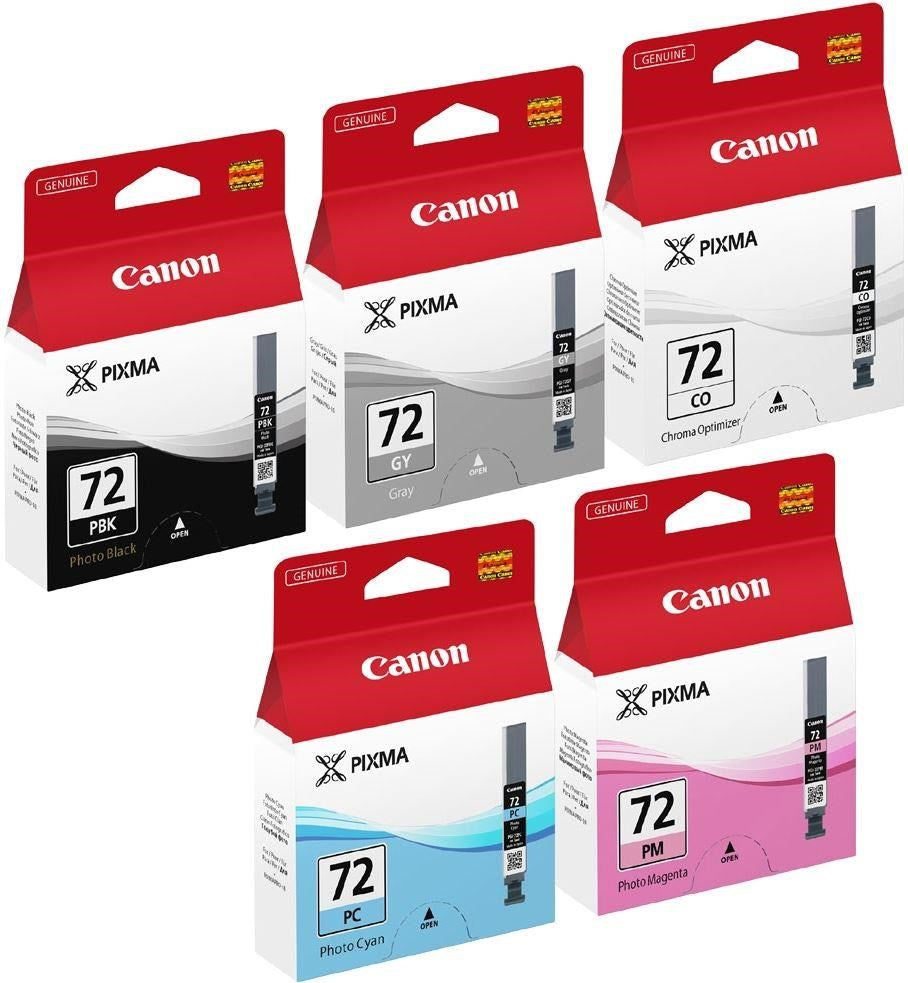 Product Image of Canon PGI-72 Inkjet Cartridge Pixma Pro Pack of 5