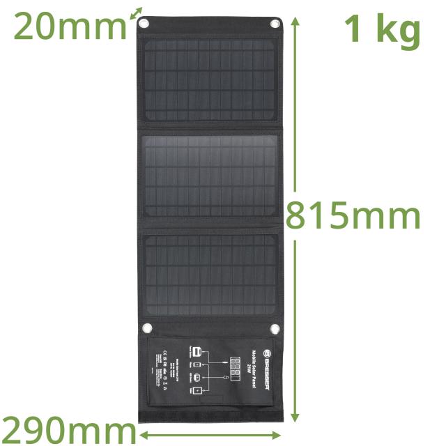 Bresser Mobile Solar Panel 21 Watt With USB