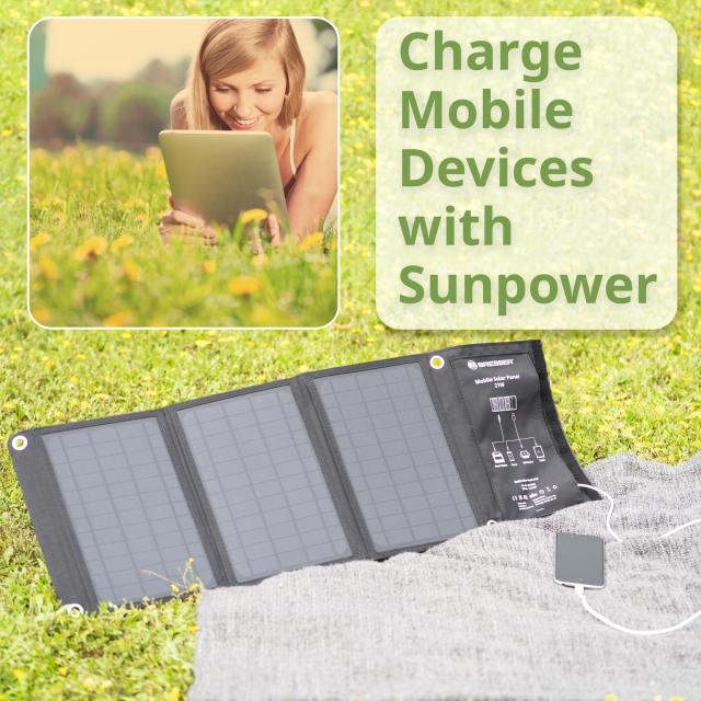 Bresser Mobile Solar Panel 21 Watt With USB