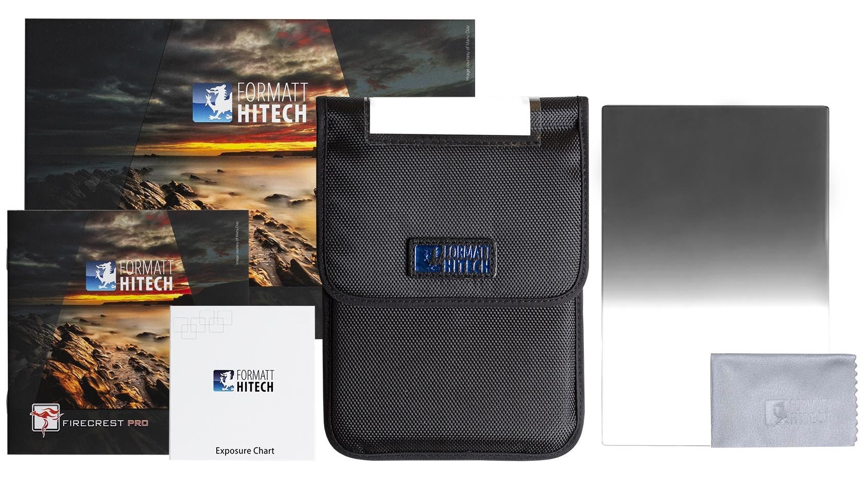 Product Image of Formatt Hitech Firecrest Ultra 100x150mm Neutral Density Hard Edge Grad Filter 0.9 (3 Stops)